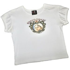 Vintage insanely rare Kurt Cobain 1995 the end of music baby tee